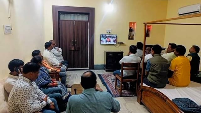  ଢେଙ୍କାନାଳ ଠାରେ  ବିଜେପିଦଳର କାର୍ଯ୍ୟକର୍ତ୍ତାମାନଙ୍କ ସହମିଶି ମାନନୀୟ ପ୍ରଧାନମନ୍ତ୍ରୀ ନରେନ୍ଦ୍ରମୋଦି ଙ୍କ ୧୧୬ ତମ  'ମନ କି ବାତ'ଅନୁଷ୍ଠିତ