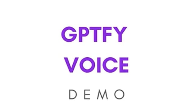 Update CRM with GPTfy Voice in 59 Seconds.