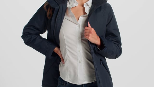 Video av America fodrad parkasjacka för dam