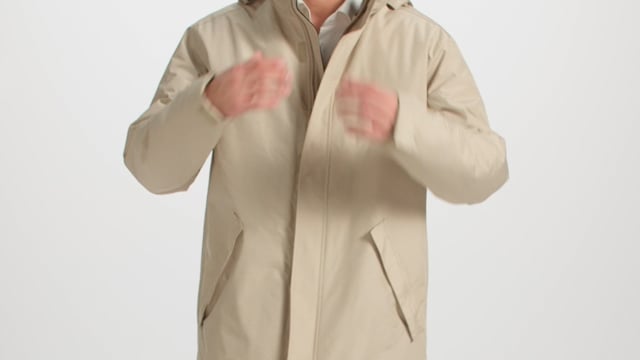 Video av America fodrad parkasjacka för herr