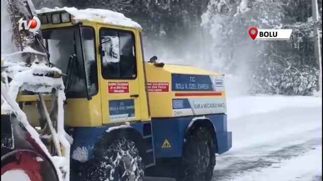 Bolu’da Tüm Köy Yolları Ulaşıma Açıldı