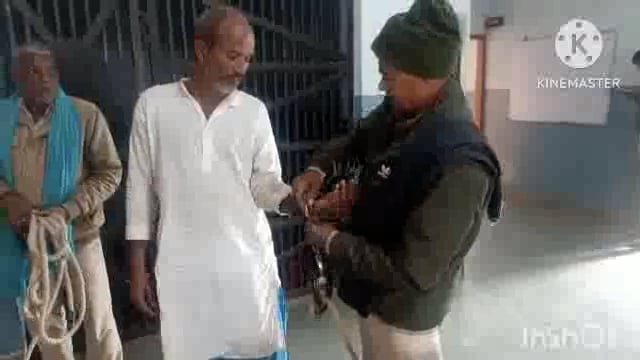 सूर्यगढ़ा -nbw वारंटी चननिया निवासी राम यादव को गिरफ्तार कर पुलिस अभिरक्षा में भेजा गया लखीसराय न्यायालय।