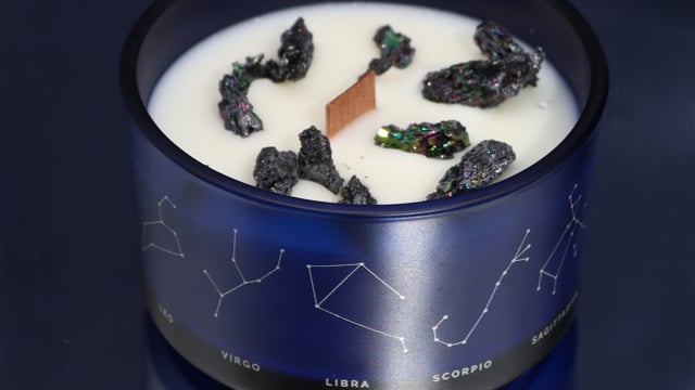 3216 Drahokamová svíčka - Znamení zvěrokruhu s náramkem (různé druhy)