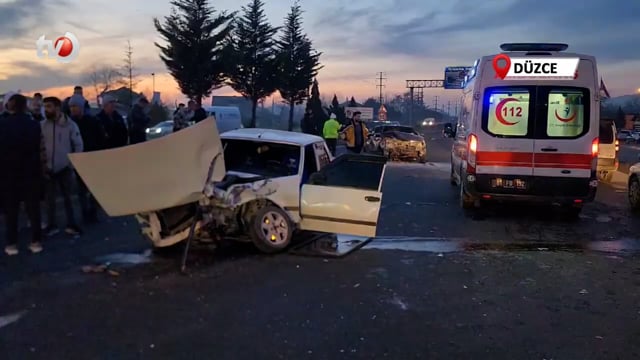 Hacıdayı Kavşağında Feci Kaza