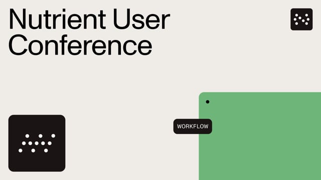 Nutrient Workflow User Conference 2025