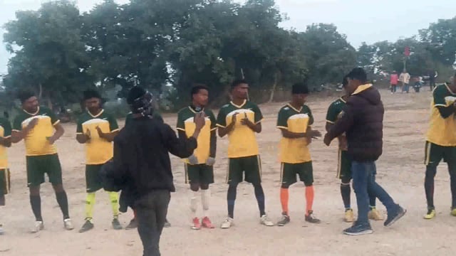 दो दिवसीय फुटबॉल टूर्नामेंट के फाइनल मुकाबले में दो गोल से जीयोन मार्शल की टीम हुई विजयी, उपविजेता बनी राहरडीह की टीम