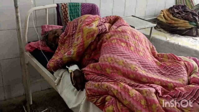 लखीसराय पिपरिया थाना क्षेत्र के मालपुर गांव में अलाव तापने के दौरान 70 वर्षीय वृद्ध महिला आग में झुलसी।