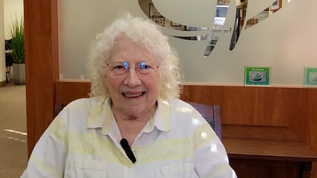 Patient sharing their recovery story