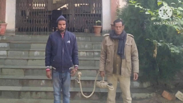 पुलिस ने बीएनएस के एक अभियुक्त को किया गिरफ्तार भेजा न्यायालय