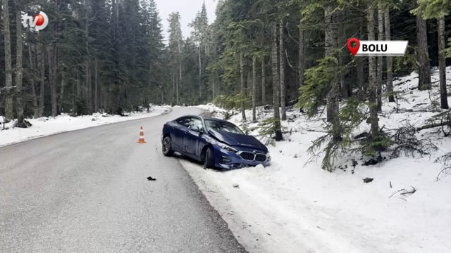 Lüks Otomobil Kontrolden Çıktı, Kara Saplandı