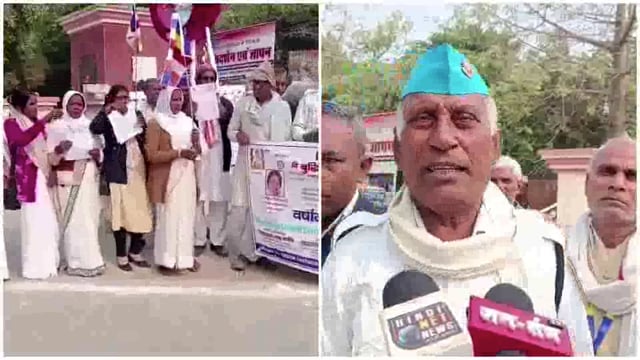 गृहमंत्री अमित शाह के बयान को लेकर भारतीय बौद्ध महासभा ने कलेक्ट्रेट परिसर में किया धरना प्रदर्शन 