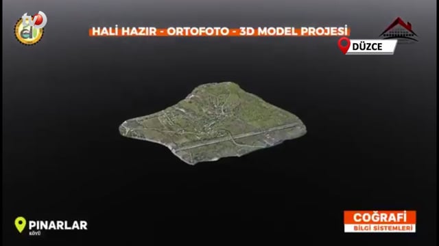 Harita ve 3D Modelleme Çalışmaları Tamamlandı