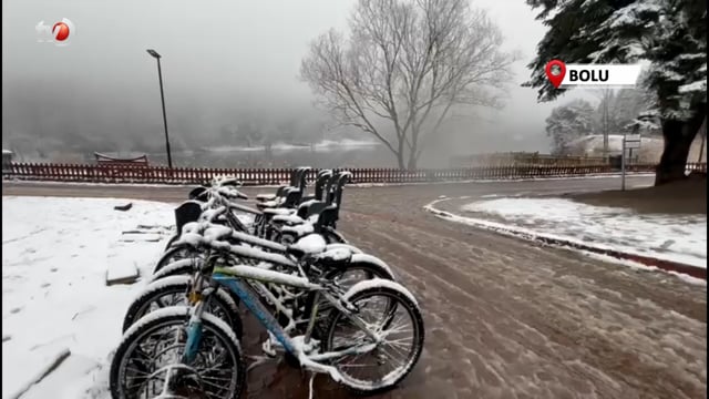 Bolu’nun İncisi Beyaza Büründü