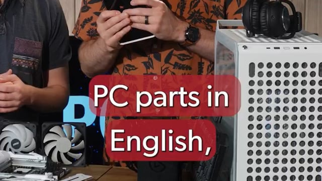 English vs German: PC Parts Edition