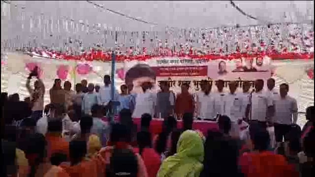 आमदार संजय बनसोडे यांच्या हस्ते भुयारी गटार योजनेचा शुभारंभ