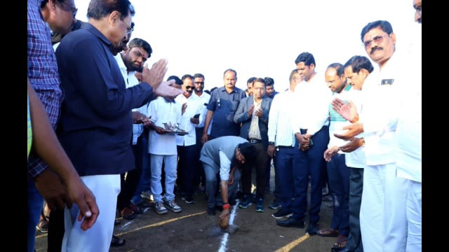 आमदार संजय बनसोडे यांच्या हस्ते राज्यस्तरीय लंगडी स्पर्धेचे उद्घाटन