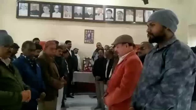 मथुरा में कांग्रेसियों ने पूर्व प्रधानमंत्री डॉ मनमोहन सिंह को दी भावभीनी श्रद्धांजलि