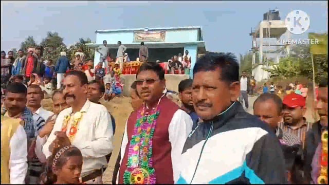 तीन दिवसीय फुटबॉल टूर्नामेंट की फाइनल मैच बेलहर विधानसभा के भाजपा नेता के द्वारा किया उद्घाटन, 
बुलेट स्पोर्टिंग द्वारा भव्य स्वागत