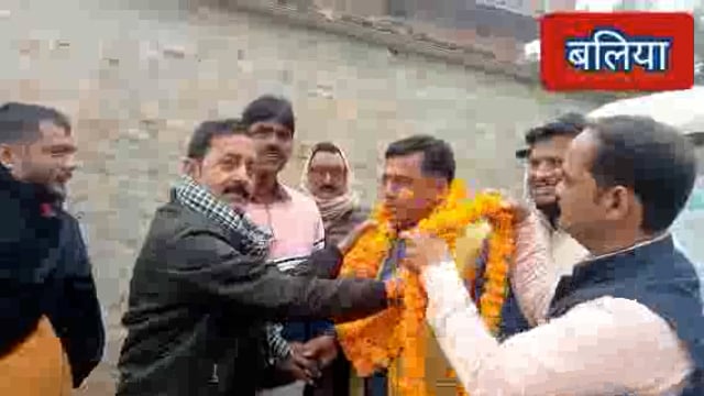 बलिया-सुखपुरा कस्बे में नवनयुक्त भाजपा मंडल अध्यक्ष नितेश सिंह को कार्यकताओं ने किया भव्य स्वागत