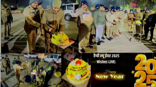 कलियर एस पी देहात और सी ओ रुड़की द्वारा कलियर पुलिस के साथ मनाया गया नए साल का जश्न!