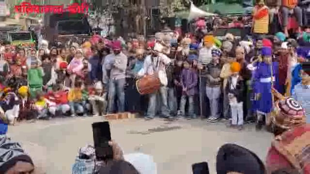 श्री गुरुगोविन्द सिंह‌ जी की जयंती पर हुआ नगर कीर्तन का आयोजन 