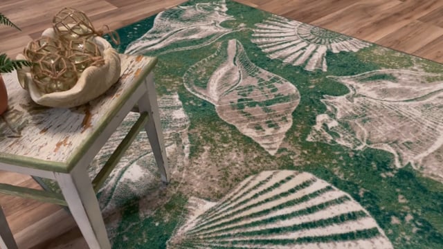 Vimeo video preview for Seaside Flora Seafoam Rug Collection - 1044719325