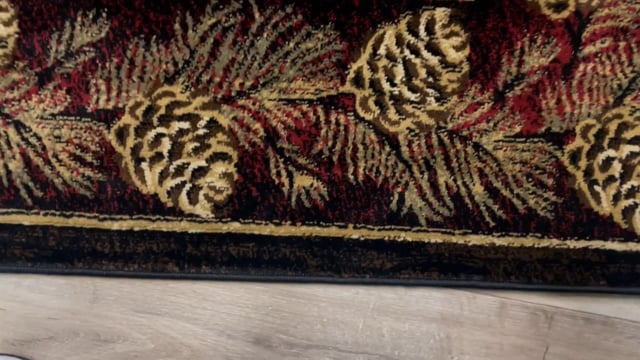 Vimeo video preview for Pinecone Garden Crimson Rug Collection - 1044719393