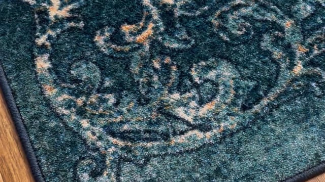 Vimeo video preview for Prairie Scrolls Turquoise Rug Collection - 1044720396