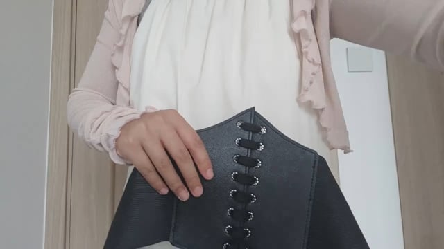 Korzetový Pás z Umělé Kůže 1
