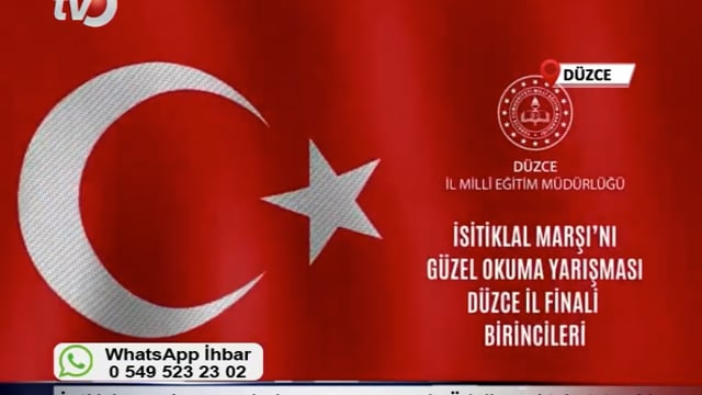 İstiklal Marşı’nın Güzel Okuma Yarışmasında Ödüller Sahiplerini Buldu