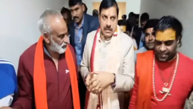 मध्य प्रदेश के मुख्यमंत्री मोहन यादव मयपरिवार पहुंचे गोकुल रमणरेती में की पूजा अर्चना