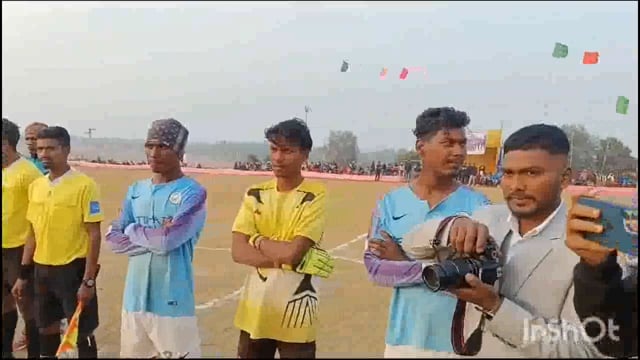 भाजपा के वरिष्ठ नेता राजेश पासवान ने हंसदा क्लब चिंगुलिया फुटबॉल मैच का किया उद्घाटन, शक्ति क्लब रंगमटीया ने रोमांचक मुकाबले में गोड्डा को किया पराजित