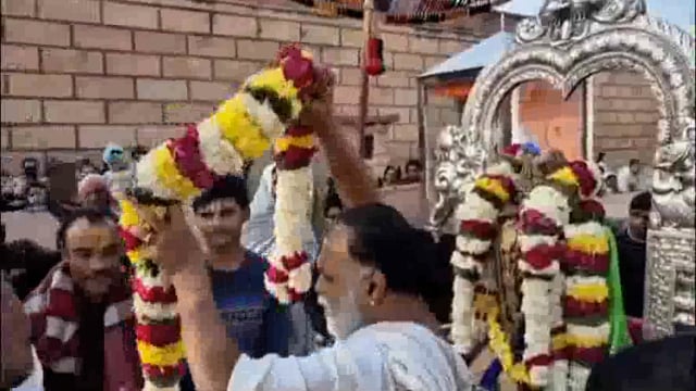 श्री रंगनाथ मंदिर में पांच दिवसीय श्री गोदा रंगमन्नार विवाहोत्सव का दिव्याकृषक आयोजन वैदिक परंपरा अनुसार किया गया