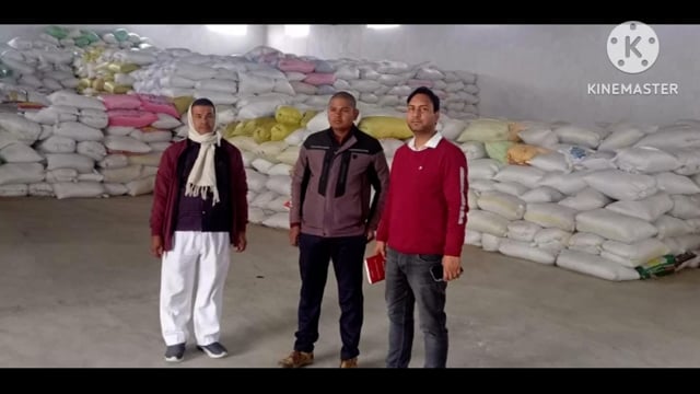 बी डी ओ ने पैक्स गोदाम का किया औचक निरीक्षण एवं जांच, दिए निर्देश