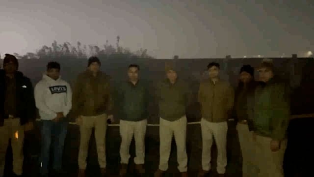 थाना हाईवे क्षेत्र में भरतपुर रोड पर आडूकी मोड़ के पास हुई पुलिस और 1 लाख के इनामियां अपराधी से मुठभेड़