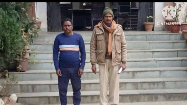 पुलिस ने एक वारंटी को गिरफ्तार कर भेजा न्यायालय