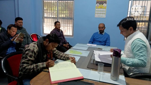 बीडीओ  ने आवाज पर्यवेक्षा  व सहायक के साथ की बैठक दिए दिशा निर्देश