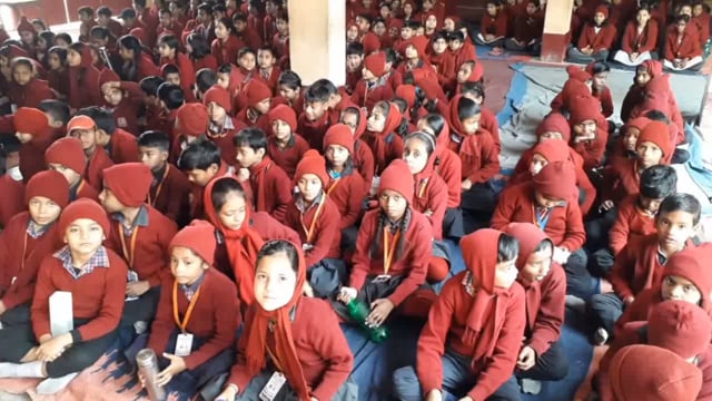 BANKA: सरस्वती शिशु विद्या मंदिर में मनाई गई नेताजी सुभाष चंद्र बोस की जयंती।