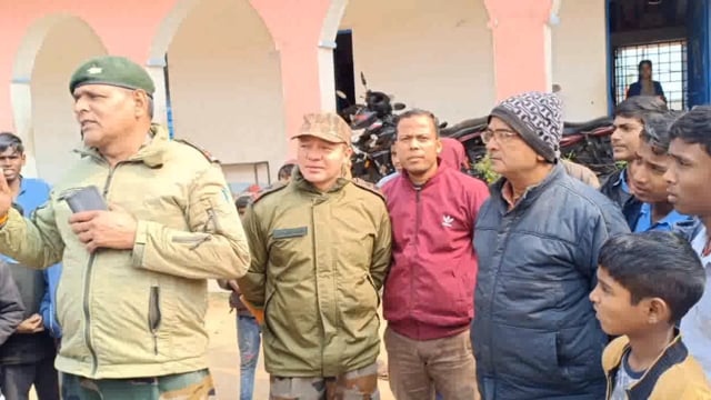 BANKA: सूबेदार मेजर सुरेश कुमार एवं जे सी ओ दया बहादुर राणा 23 बिहार बटालियन एन सी सी का बांका हुआ आगमन।