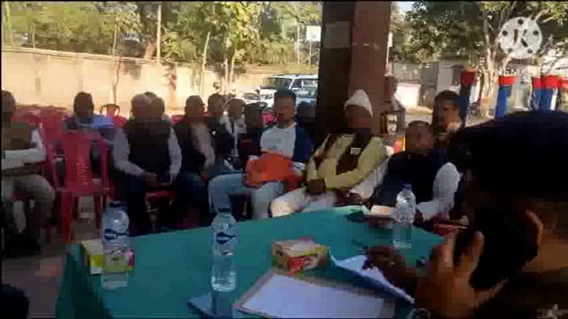 माघी काली एवं सरस्वती पूजा को लेकर शांति समिति की बैठक।