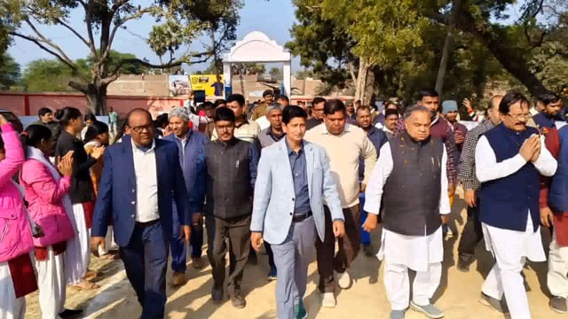 BANKA: ऊर्जा राज्य मंत्री के द्वारा ओढ़नी डैम और बाबर चक में बन रहे स्मार्ट विलेज का किया गया निरीक्षण।  