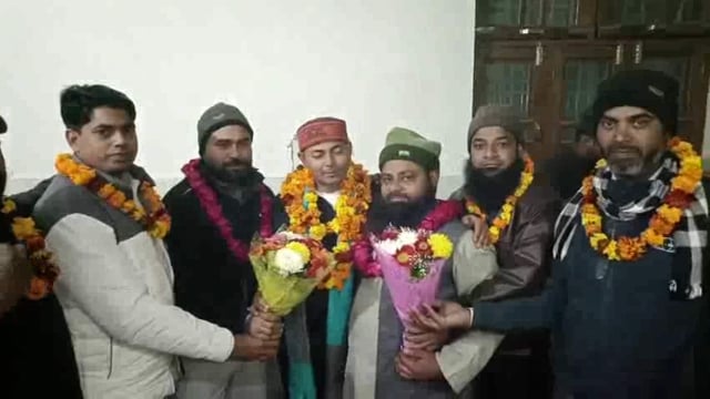 नगर पंचायत रामपुर से नवनिर्वाचित अध्यक्ष परवेज़ सुल्तान ने जनता को दी जीत की बधाई