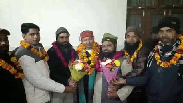 नगर पंचायत रामपुर से नवनिर्वाचित अध्यक्ष परवेज़ सुल्तान ने जनता को दी जीत की बधाई