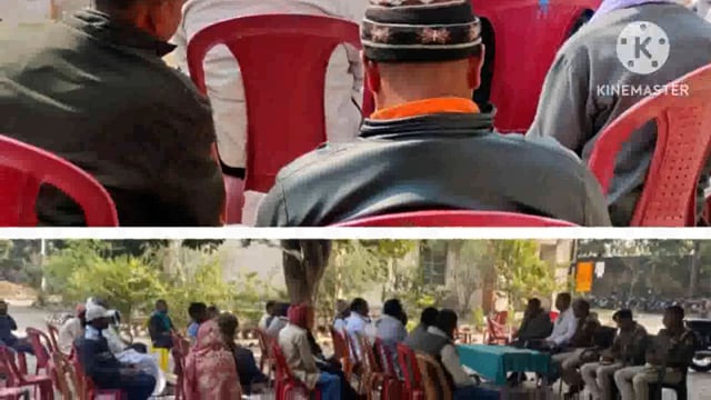 सरस्वती पूजा व शब ए बारात को लेकर थाने में की गई शांति समिति की बैठक