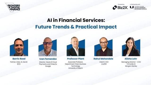 Full Panel: AI in Financial Services: Future Trends & Practical Impact