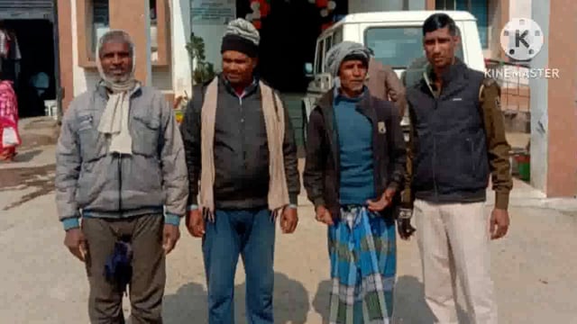 परना डाबर पुलिस ने तीन वारंटी को किया गिरफ्तार भेजा न्यायालय