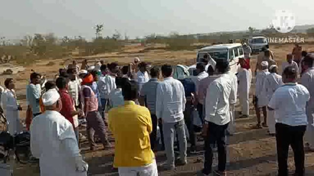 पळसखेलच्या ग्रामस्थांचा खाजगी कंपनीच्या विरुद्ध आत्मदहन आंदोलन