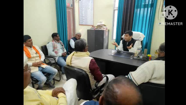 मुख्यमंत्री के प्रगति यात्रा के दौरान लॉ एंड ऑर्डर को लेकर बीडीओ ने किया जनप्रतिनिधियों के साथ बैठक।