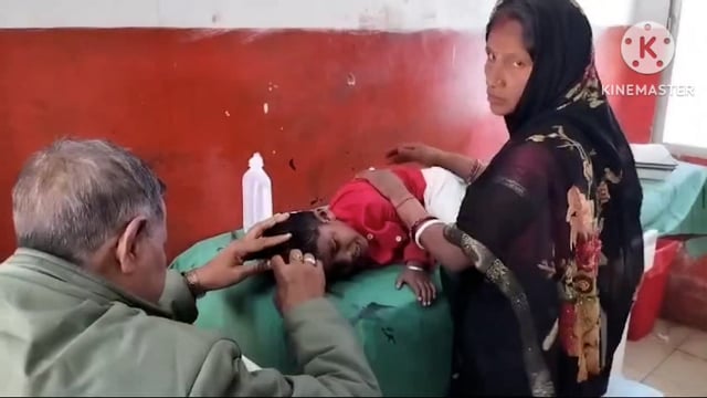 अज्ञात चार पहिया वाहन की टक्कर से 4 वर्षीय मासूम जख्मी।