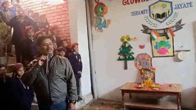 लक्ष्यमहेश्वरम ग्लोइंग एकेडमी में धूम धाम से मनाई गई बसन्त पंचमी बच्चों ने पूजन हवन कर लिया मां सरस्वती का लिया आशीर्वाद